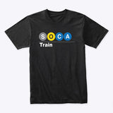 Soca Train tshirt NYC subway station icons Flatbush