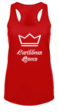 Caribbean Queen with crown Tshirt and tank top 